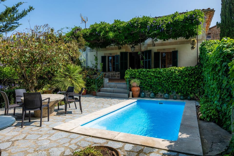 Property building, Living room, Swimming pool