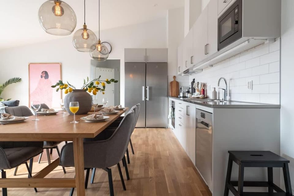 Youthful 3BR Flat with Balcony and Hobby Game Board House in Skåne County