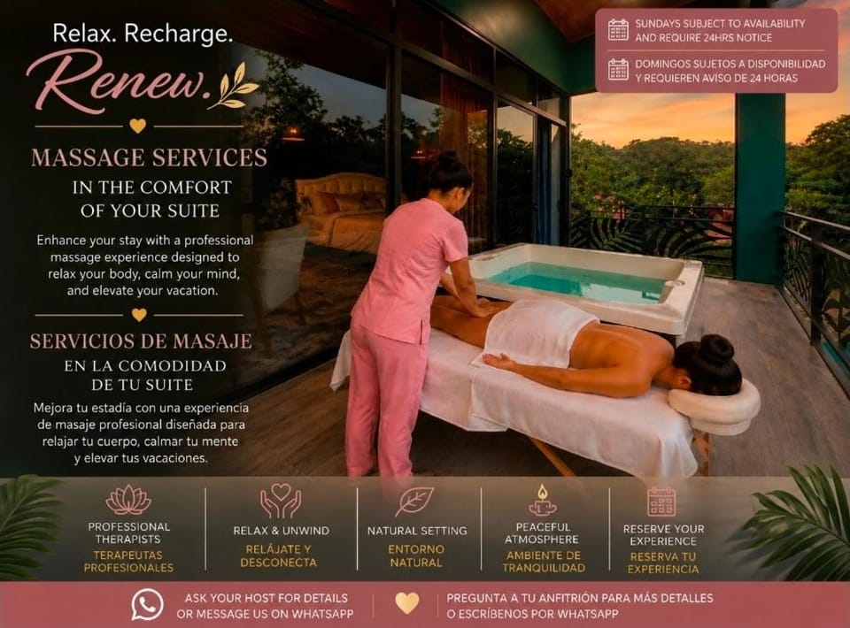 Refugio Verdanza-Luxury King Suite with Private Jacuzzi Balcony-5 min to La Fortuna Villa in Alajuela Province