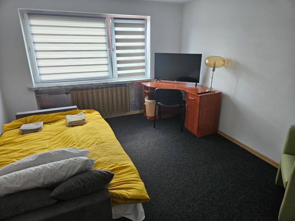 Bed, TV and multimedia, Photo of the whole room