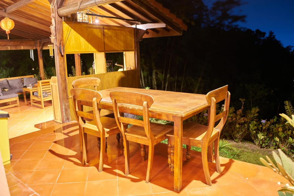 Night, View (from property/room), Balcony/Terrace, Dining area