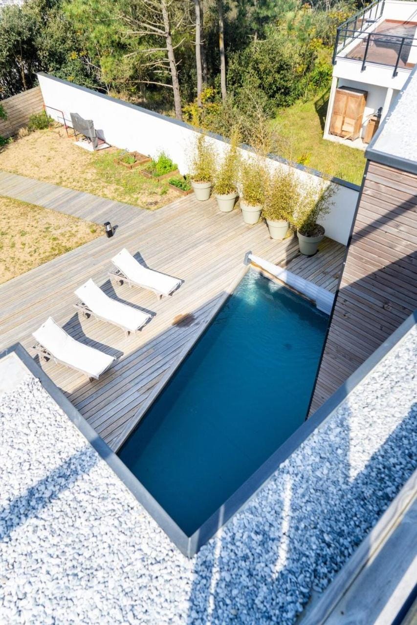Rooftop & Océan Villa d'architecte avec piscine Bed and Breakfast in Talmont-Saint-Hilaire