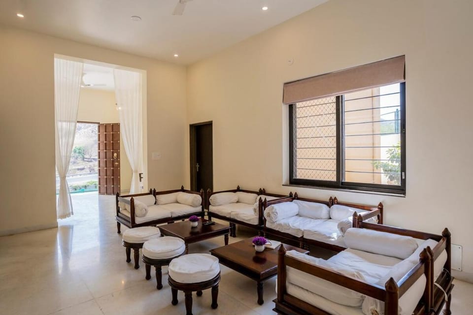 Luxury Villa in Udaipur with Pool & 360 Hill View By Ozy Stays Villa in Rajasthan