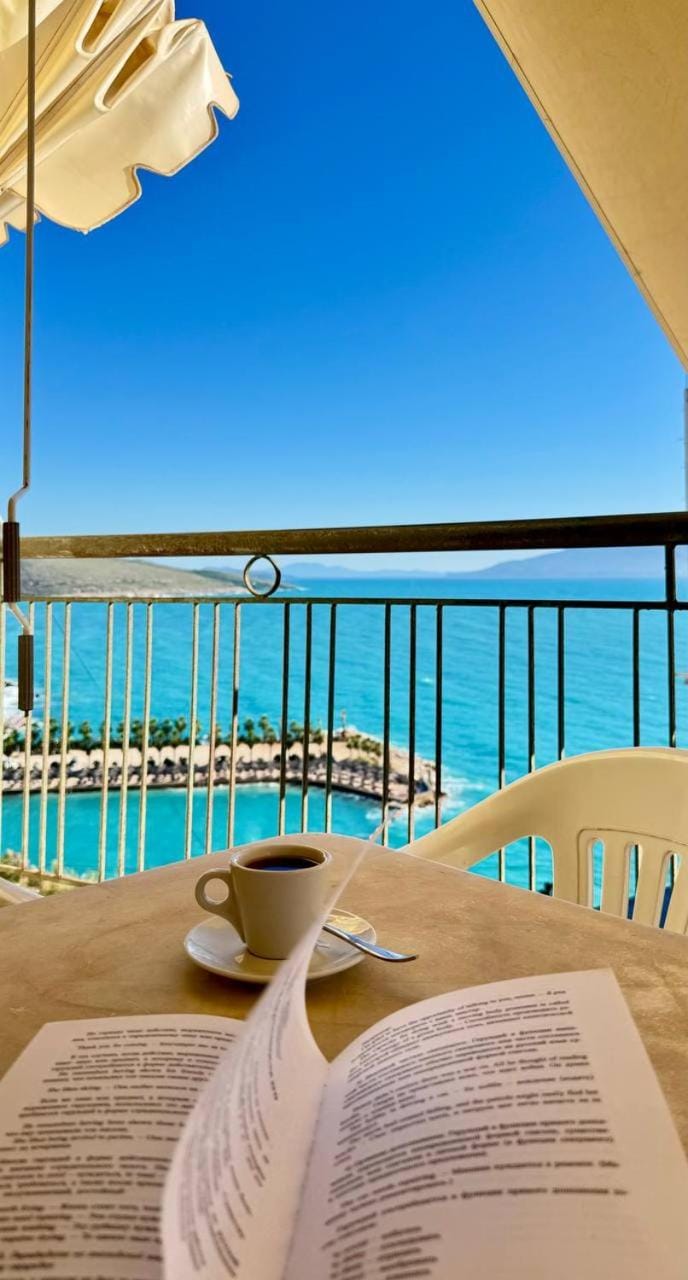 Day, Library, View (from property/room), Balcony/Terrace, Beach, Sea view