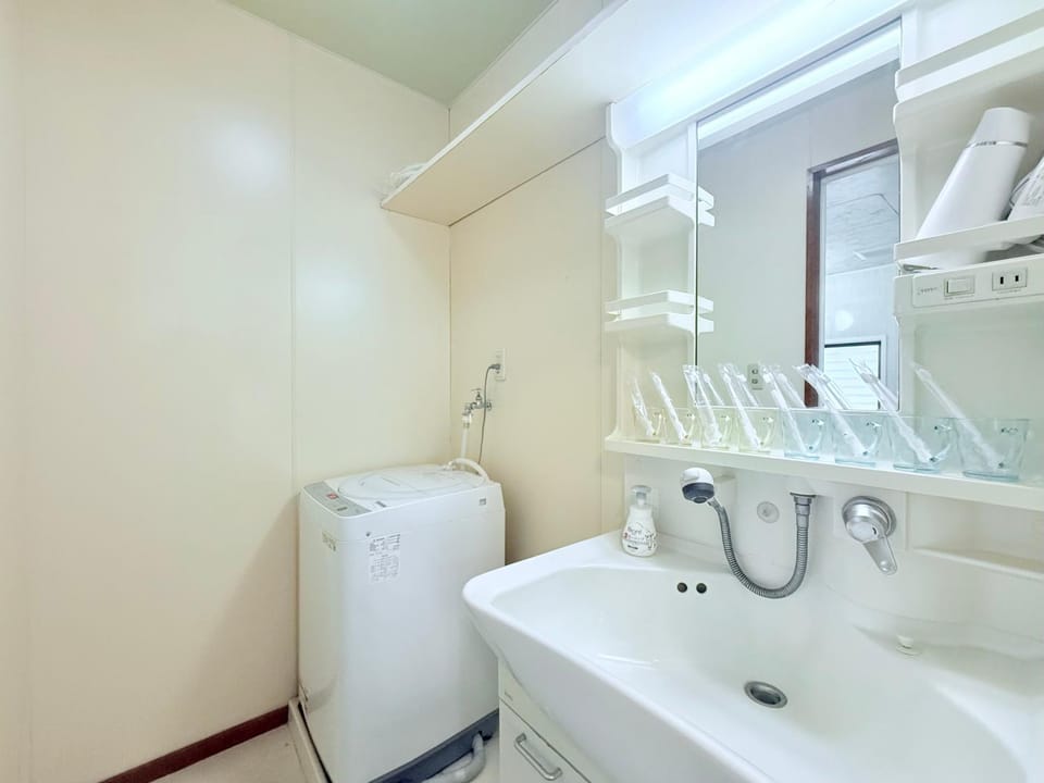 Bathroom, washing machine