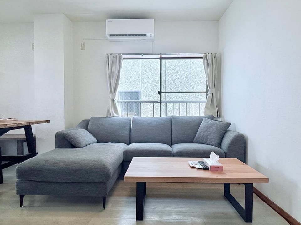 Living room, air conditioner