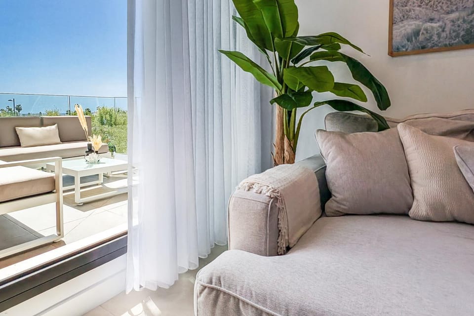 Summer, Living room, Sea view, Sea view
