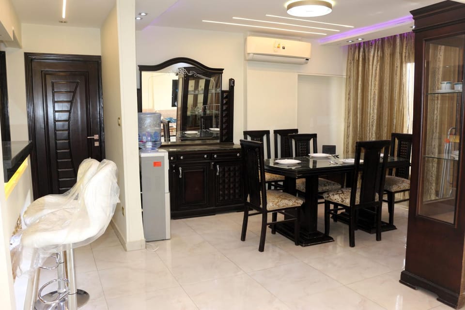Dining area, air conditioner
