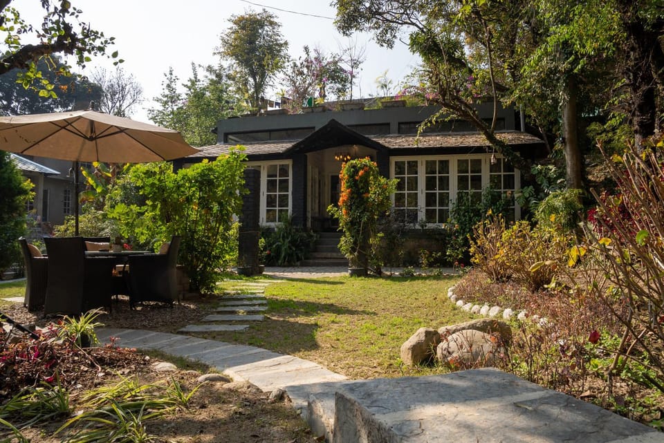 Property building, Garden, Garden view