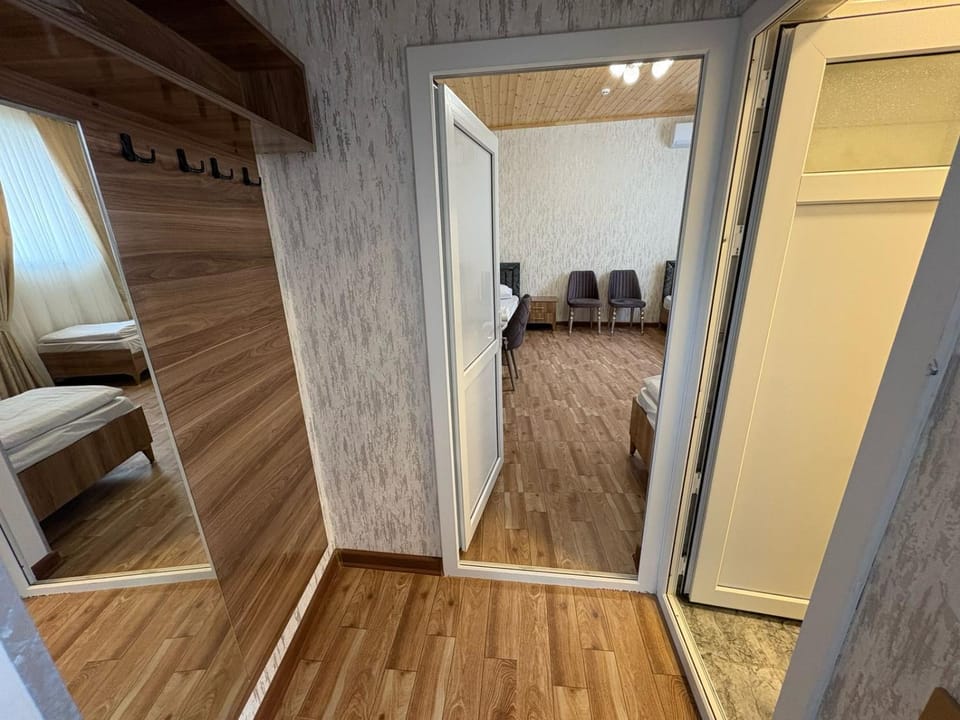 Bed, Living room, Photo of the whole room, Seating area, Bedroom, wardrobe
