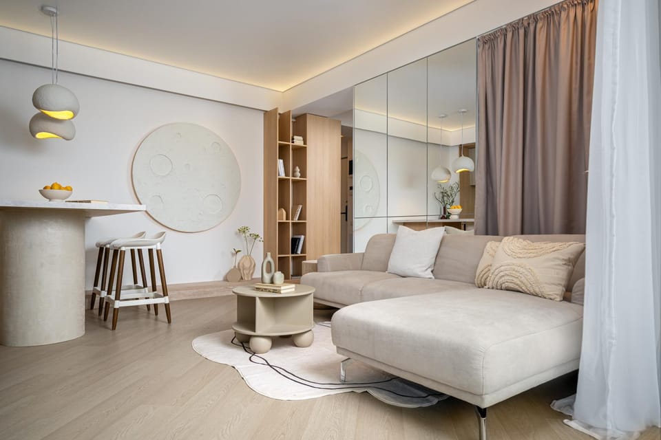 Living room, Photo of the whole room, Seating area