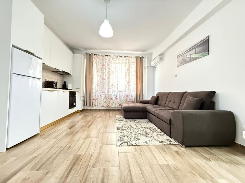 Living room, kitchen