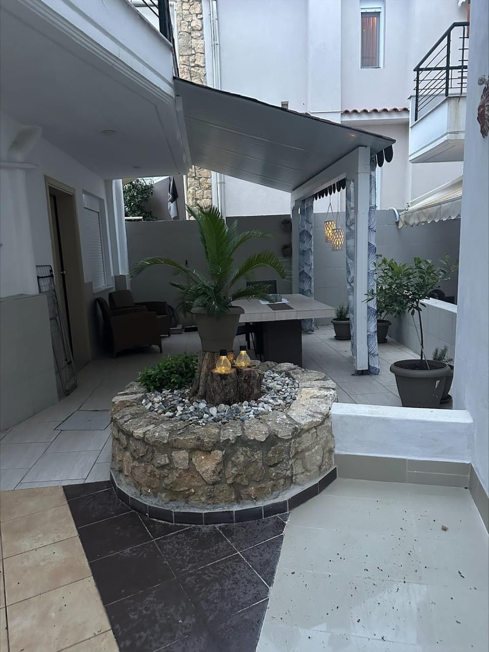 Property building, Patio