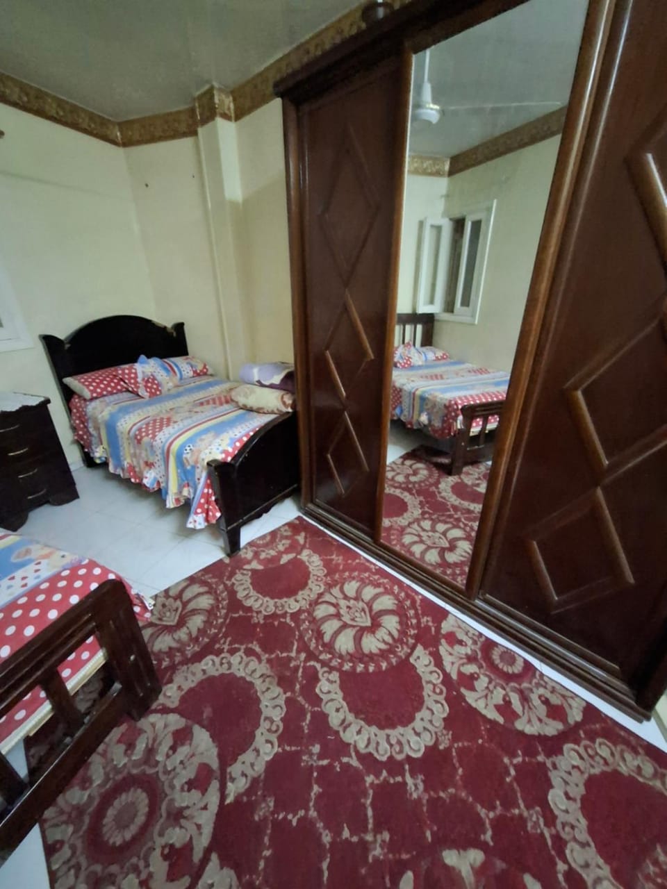 Bed, Photo of the whole room, Bedroom, wardrobe