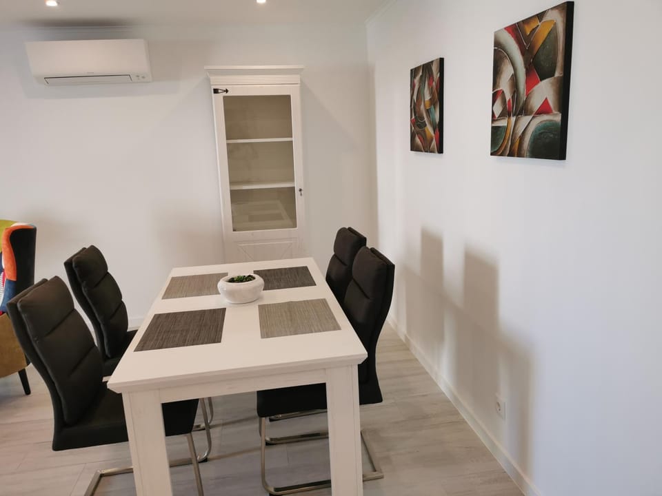 Dining area, air conditioner