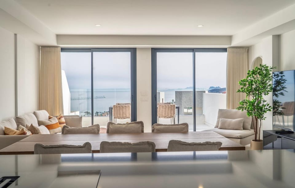 Living room, Seating area, Dining area