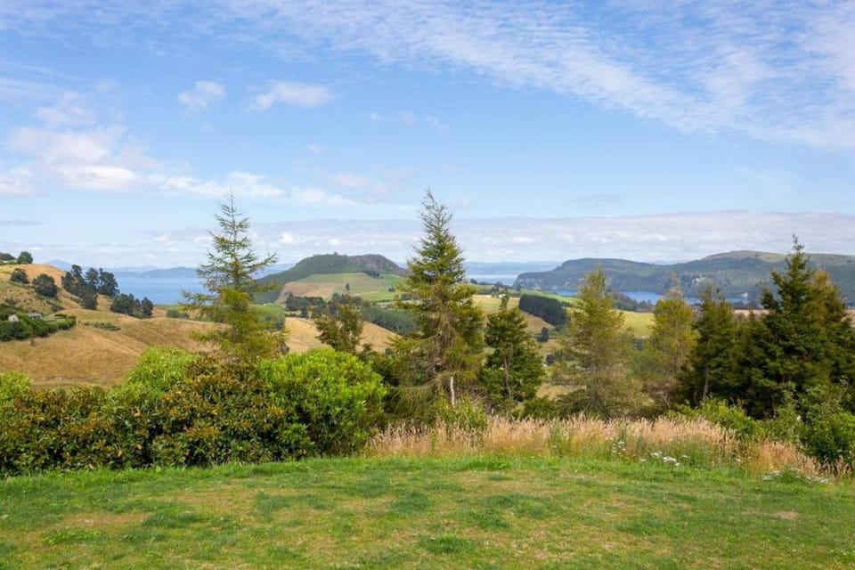 Peaceful Luxury Retreat with Lake Views and Spa Pool House in Taupo