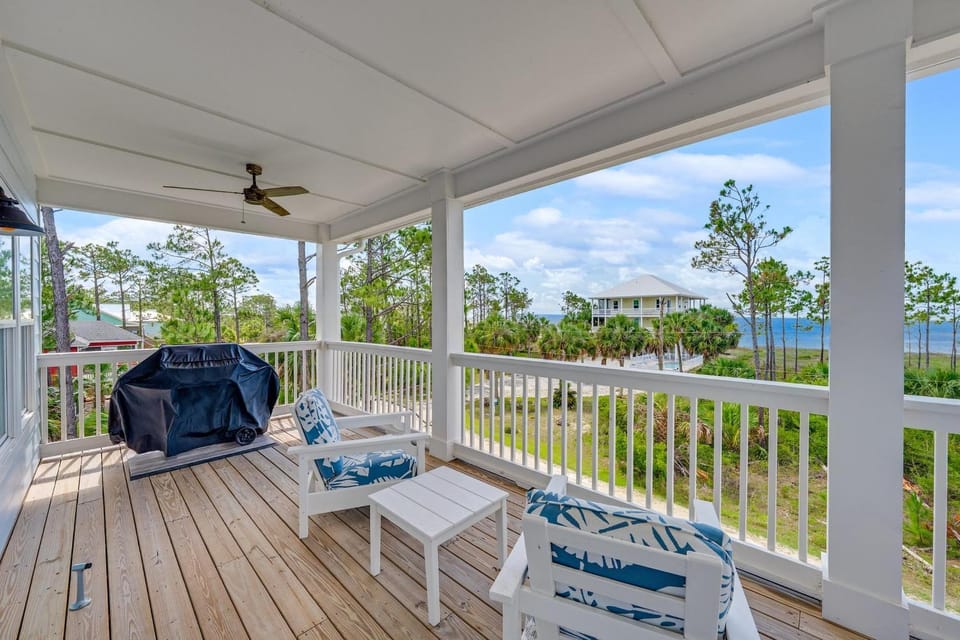 Day, Natural landscape, BBQ facilities, Balcony/Terrace, Seating area, Sea view