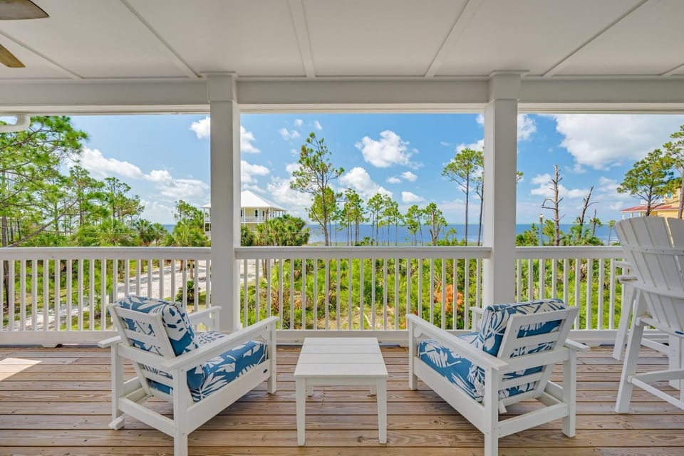 Day, Natural landscape, View (from property/room), Balcony/Terrace, Seating area, Sea view