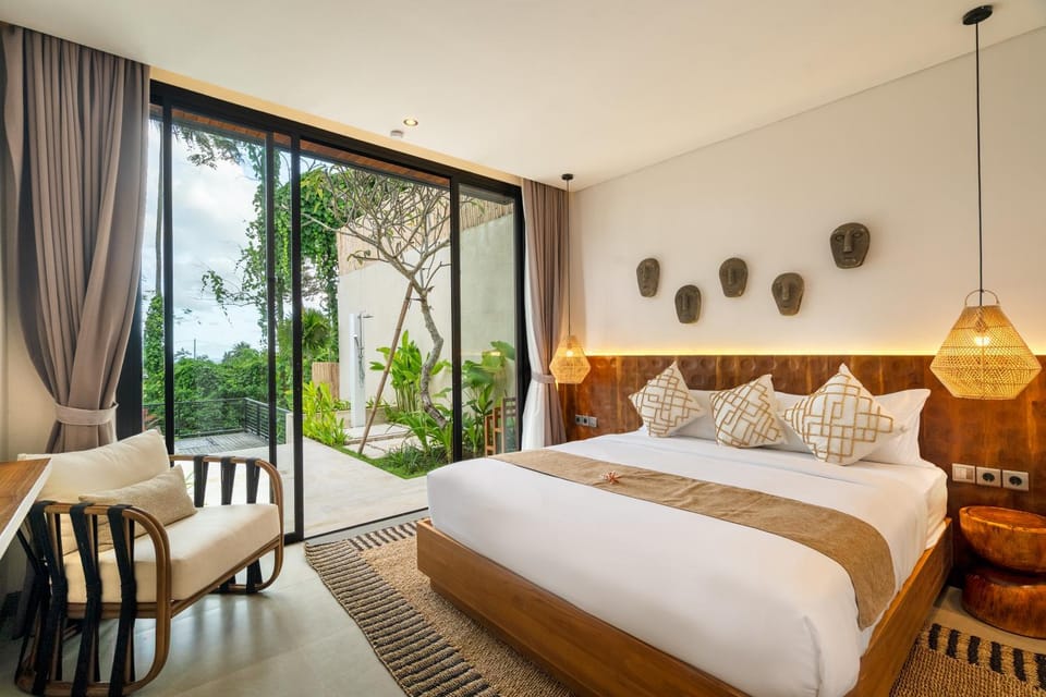 Bed, View (from property/room), Bedroom, air conditioner