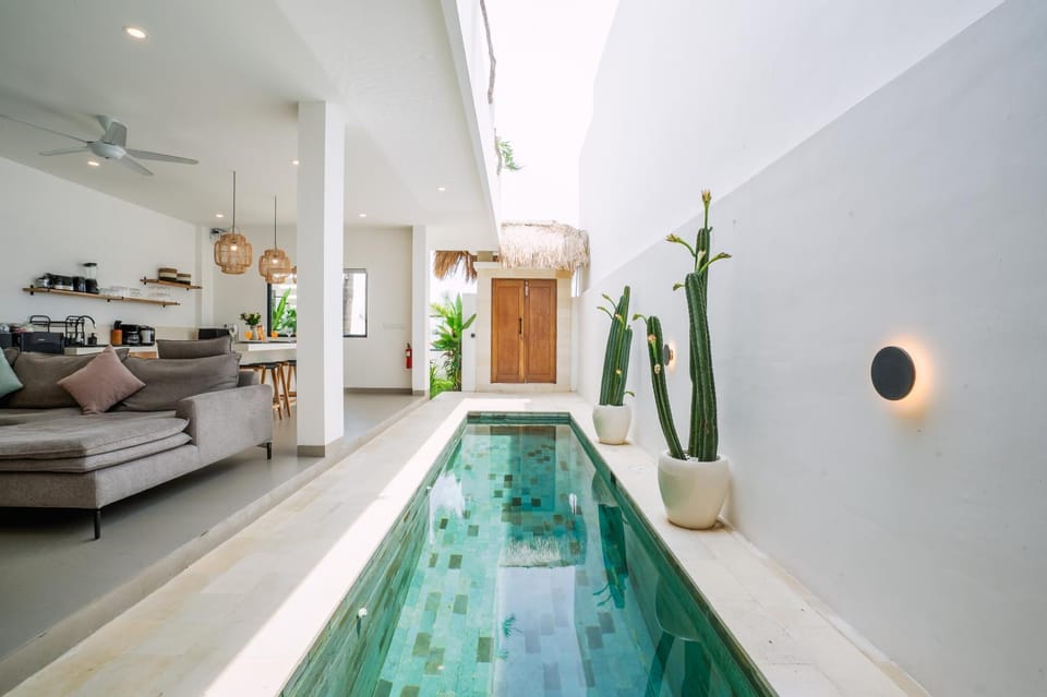Living room, Seating area, Pool view, Swimming pool