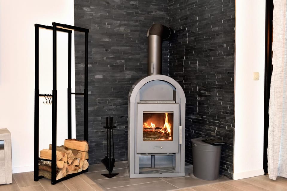 Winter, Living room, fireplace