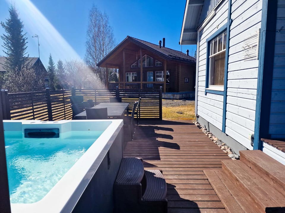 Patio, Pool view