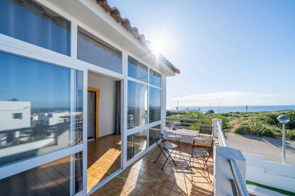 Property building, Patio, View (from property/room), Balcony/Terrace, Sea view