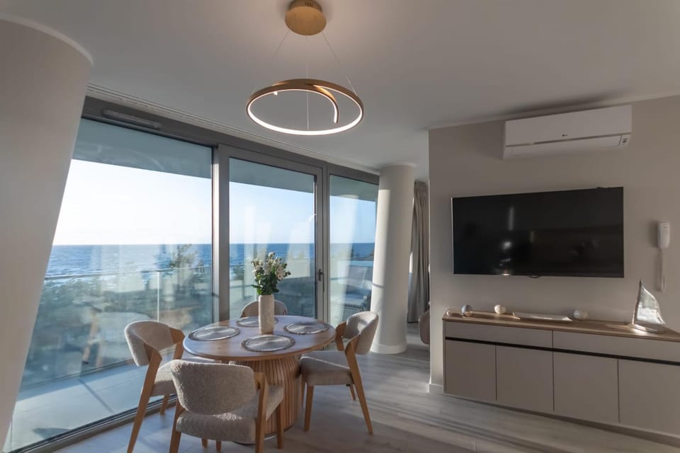 Living room, Seating area, Sea view