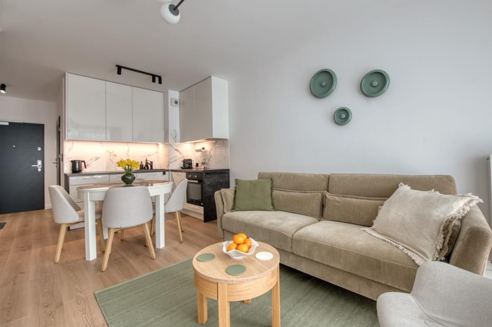 Kitchen or kitchenette, Living room, Seating area