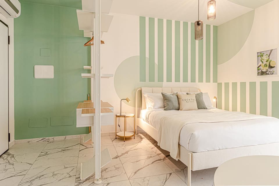 Bed, Photo of the whole room, Bedroom, wardrobe