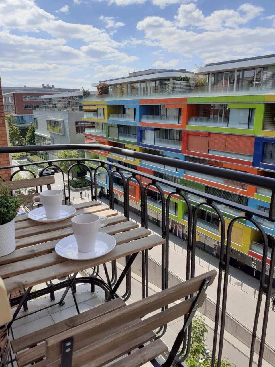 Apartment with nice VIEW and BALCONY - near the metro Apartment in Budapest