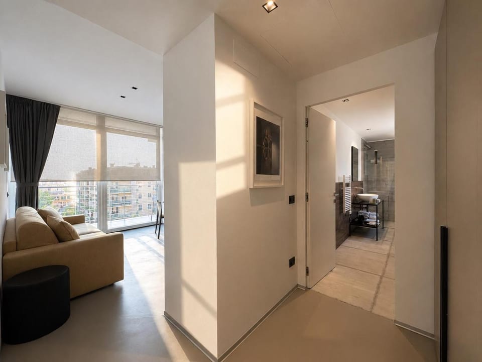 Bathroom, Living room