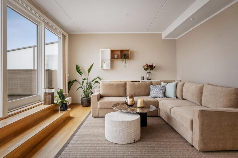 112 sqm penthouse with an OMG Fjord View Apartment in Oslo