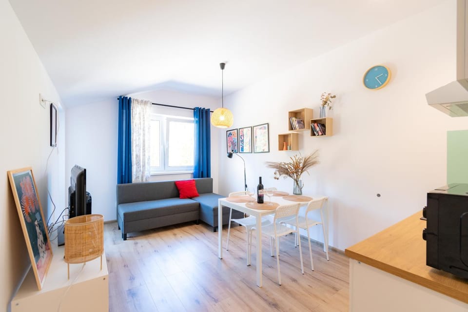 PIĘKNY KLIF Apartament 7 min do Morza TARAS na dachu z widokiem na Las Apartment in Pomeranian Voivodeship