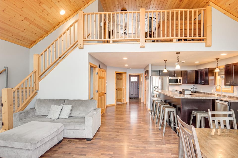 Pet Friendly Lake House: Waterfront w/ Boat Dock House in Wisconsin