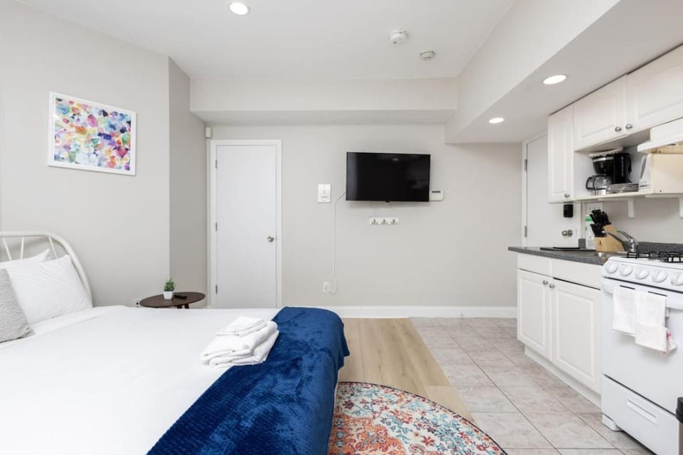 Petit Garden Level Micro Studio Apartment in Back Bay