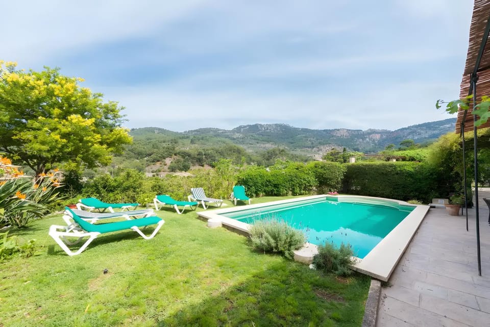 Property building, Living room, Swimming pool