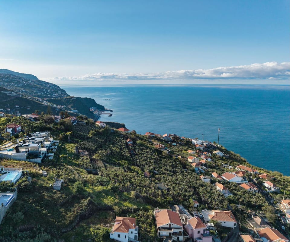 Nearby landmark, Natural landscape, Bird's eye view, City view, Mountain view, Sea view