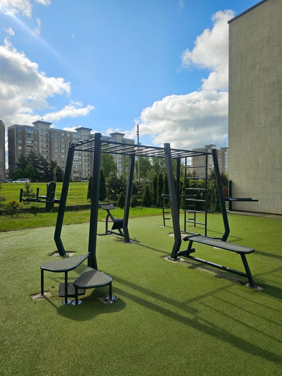 3 rooms 2 beds 1 sofa-bed apartment with garden Apartment in Lithuania