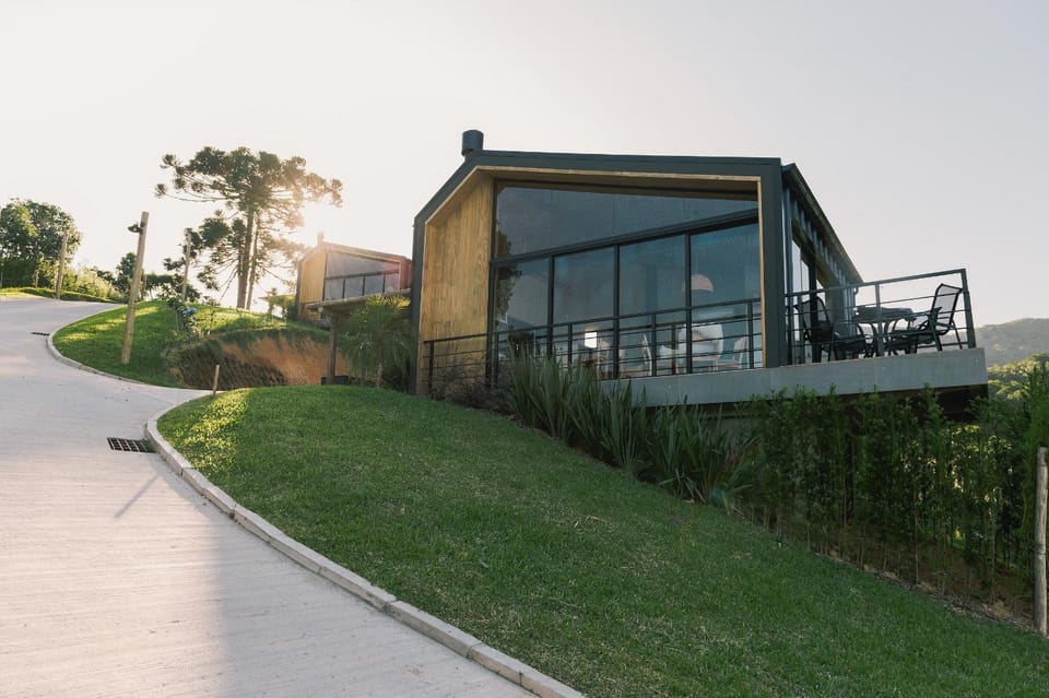 Elegante bangalô de campo 3 - Taquaras Huts House in State of Santa Catarina