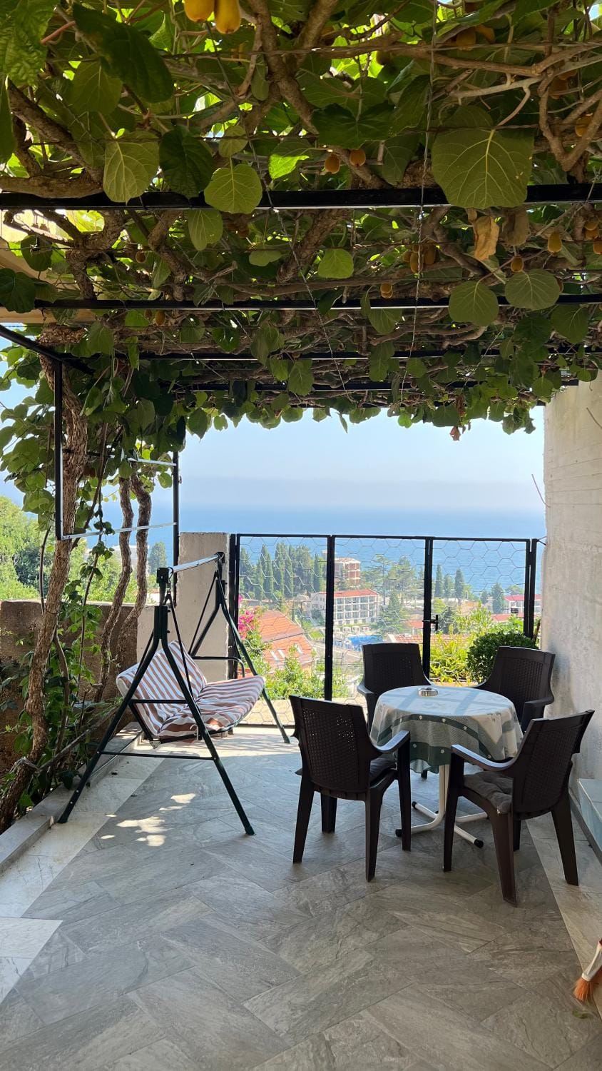Day, View (from property/room), Balcony/Terrace, Dining area, Sea view