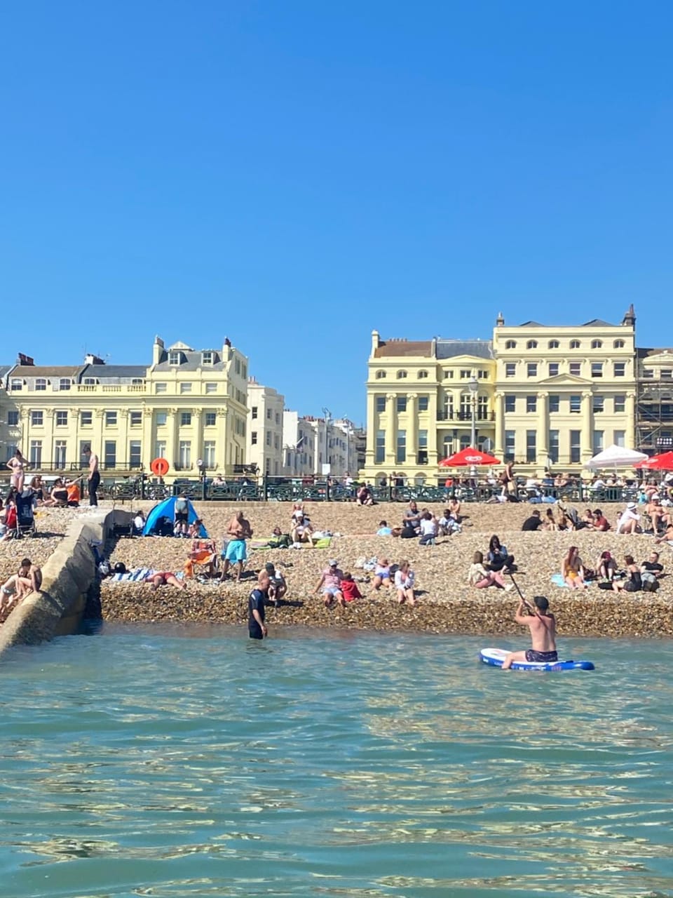 Nearby landmark, Day, People, Beach, Sea view, group of guests