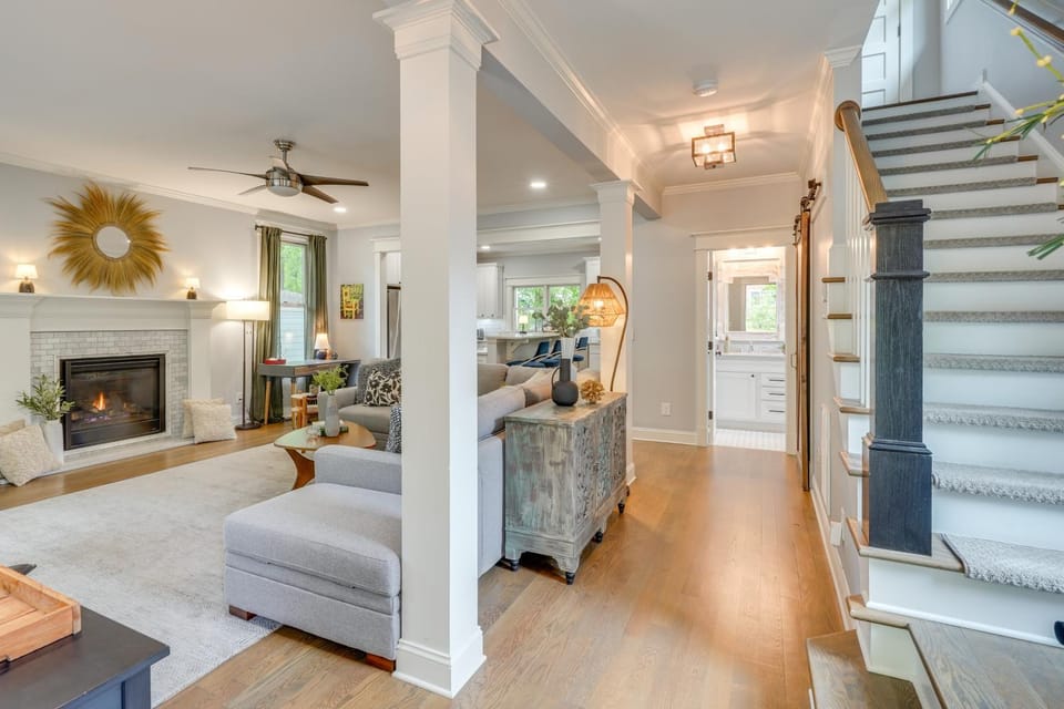 1 Mi to Dtwn: Upscale Retreat in Durham! House in Durham