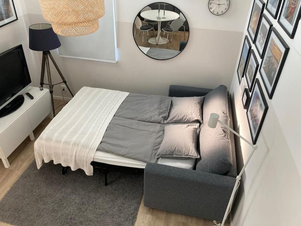 Bed, Living room, Photo of the whole room