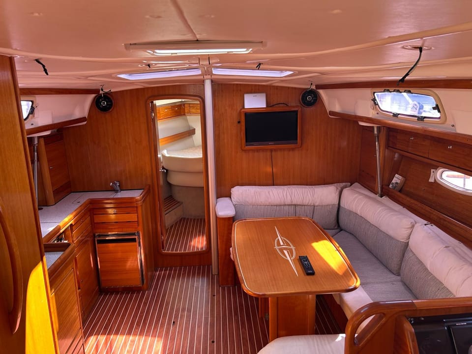 S Y Majeasca Docked boat in Kavala