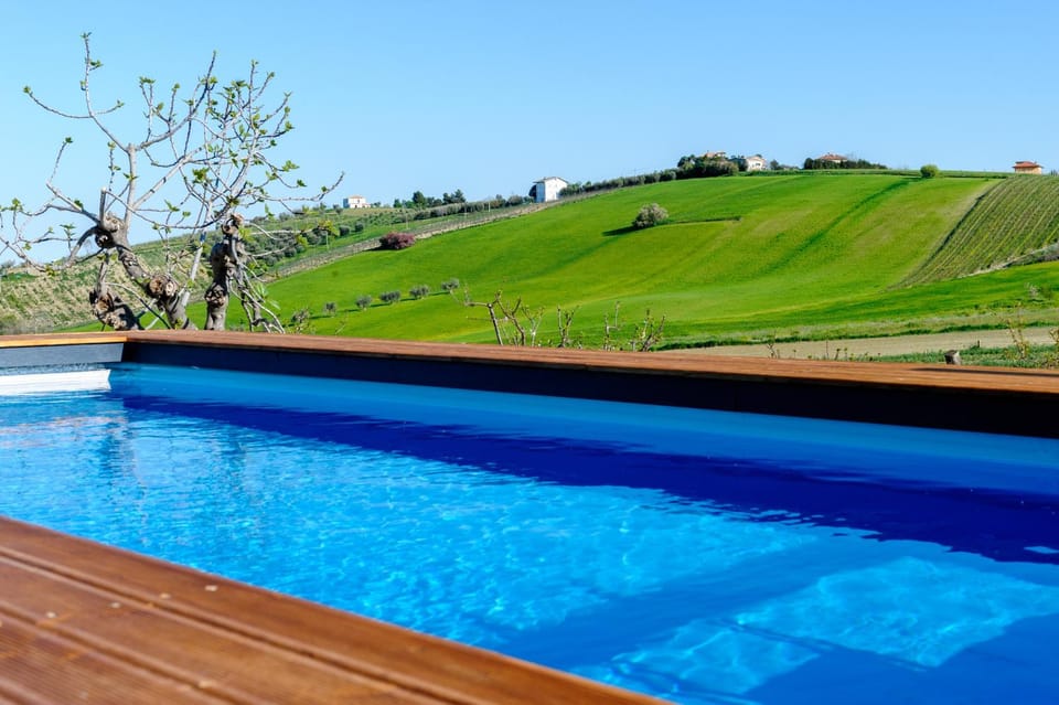 Natural landscape, Pool view, Swimming pool, Swimming pool
