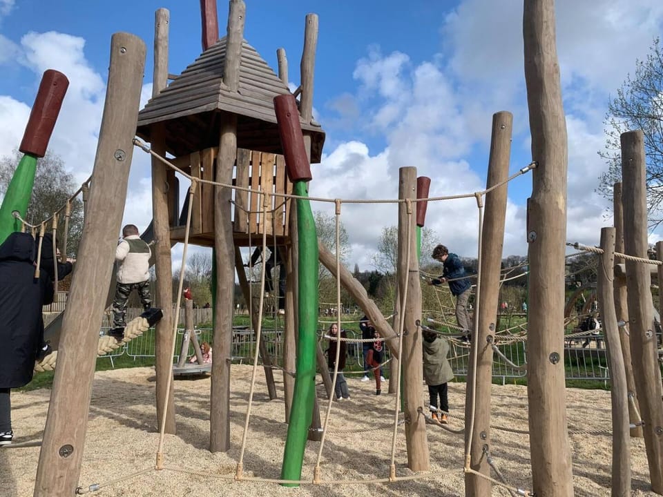 Natural landscape, Children play ground