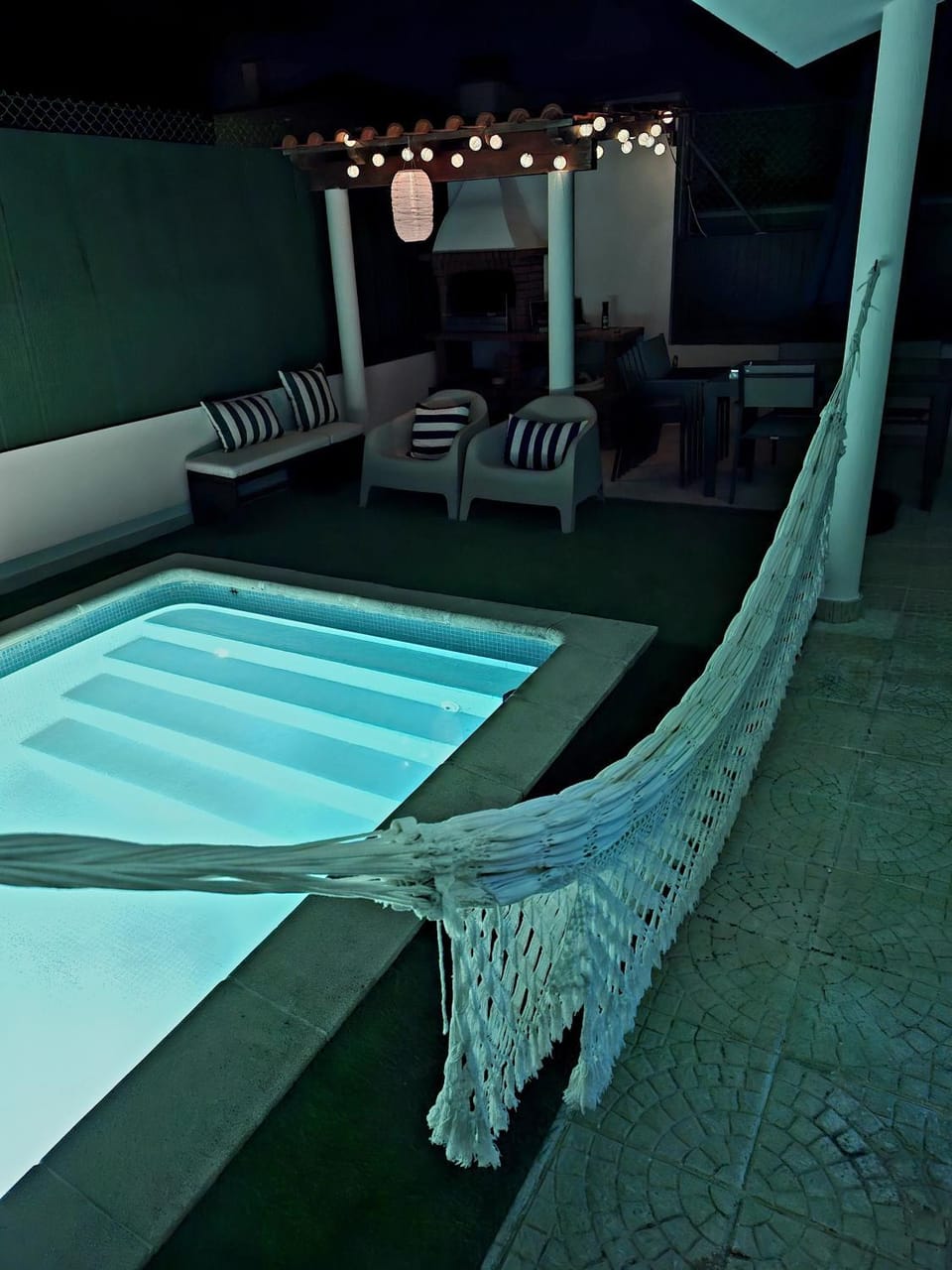Patio, Off site, Night, Activities, Evening entertainment, Pool view, Area and facilities, Swimming pool, Inner courtyard view