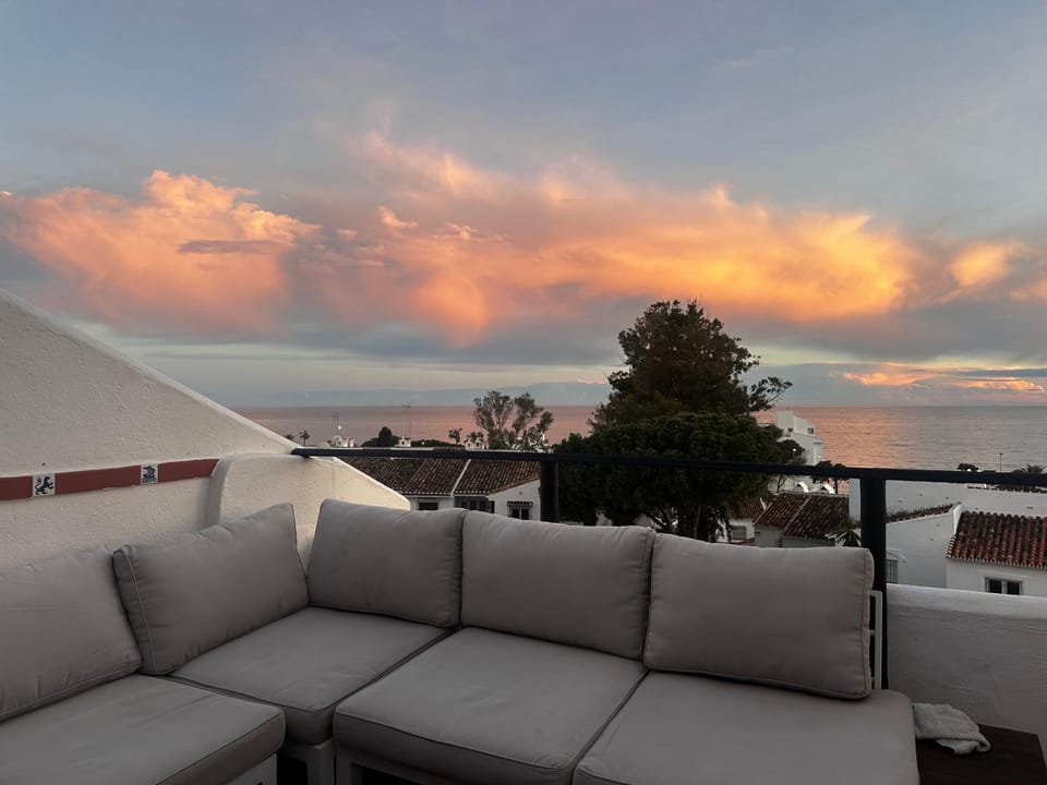 Natural landscape, Sea view, Sunset